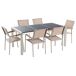 Beliani Conjunto de comedor GROSSETO Beliani Conjunto de comedor GROSSETO Blanco