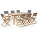 Beliani Conjunto de comedor CESANA Beliani Conjunto de comedor CESANA Marrón