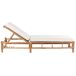 Beliani Tumbona LIGURE Beliani Tumbona LIGURE Blanco/ Beige