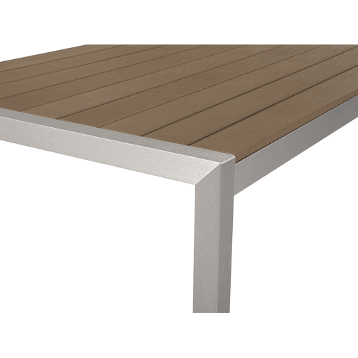 Conjunto de refeições de jardim 6 lugares VERNIO Castanho