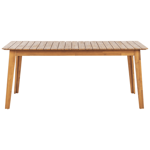 Conjunto de refeições de jardim 6 lugares FORNELLI Madeira de acácia Castanho