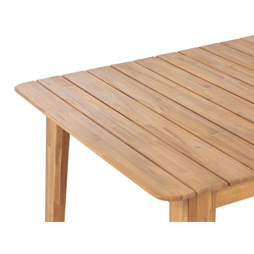 Conjunto de refeições de jardim 6 lugares FORNELLI Madeira de acácia Castanho