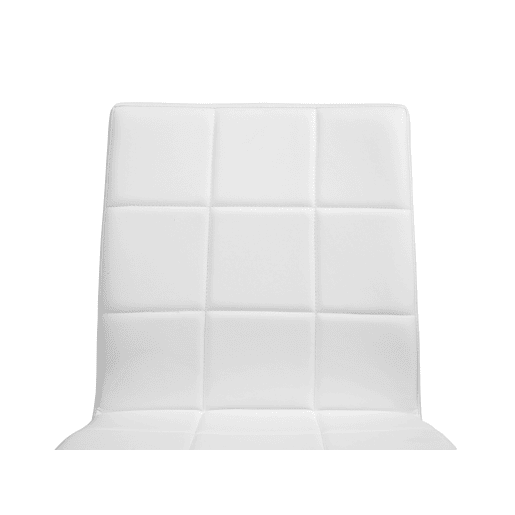 Conjunto de 2 cadeiras de jantar KIRON Pele sintética Branco