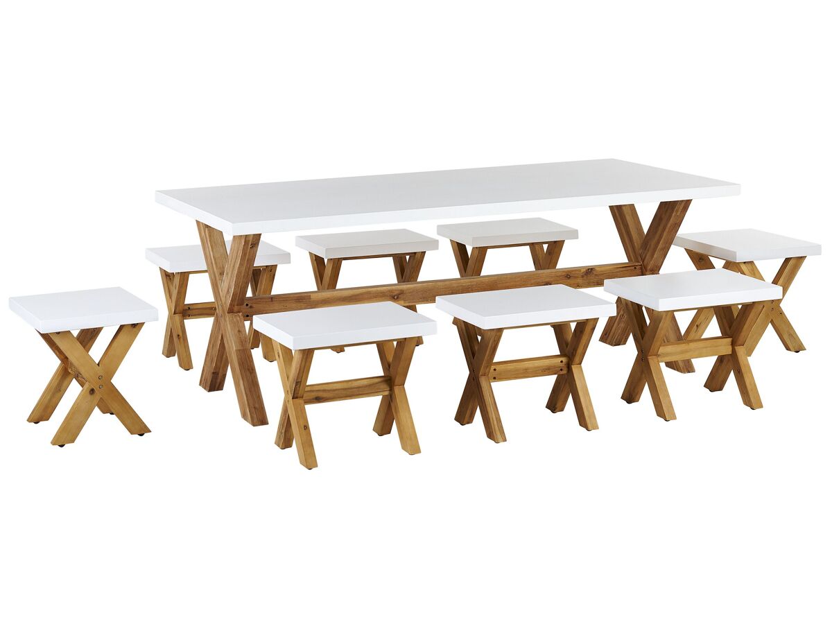 Beliani Conjunto de comedor OLBIA