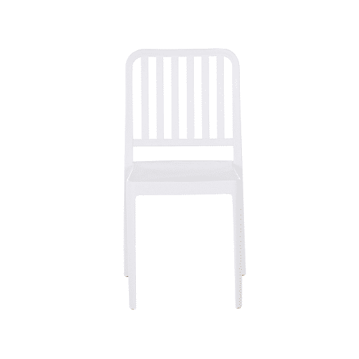 Conjunto de 2 cadeiras de jardim SERSALE Material sintético Branco