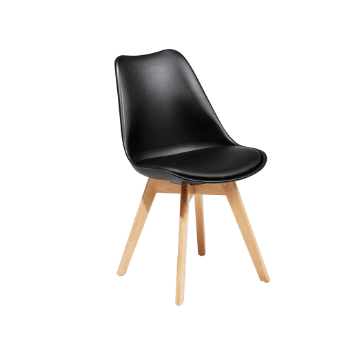 Conjunto de 2 cadeiras de jantar DAKOTA II Preto