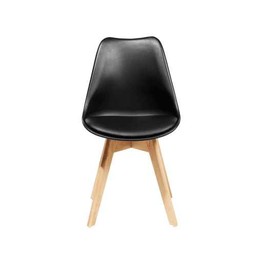 Conjunto de 2 cadeiras de jantar DAKOTA II Preto