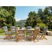 Beliani Conjunto de comedor MAUI Beliani Conjunto de comedor MAUI Marrón