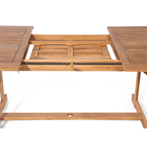 Conjunto de refeições de jardim 8 lugares MAUI com almofadas Madeira de acácia Cinzento Conjunto de refeições de jardim 8 lugares MAUI com almofadas Madeira de acácia Cinzento