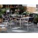 Beliani Conjunto de comedor GROSSETO Beliani Conjunto de comedor GROSSETO Grafito