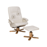 Cadeira de massagem RELAXPRO Pele sintética Creme