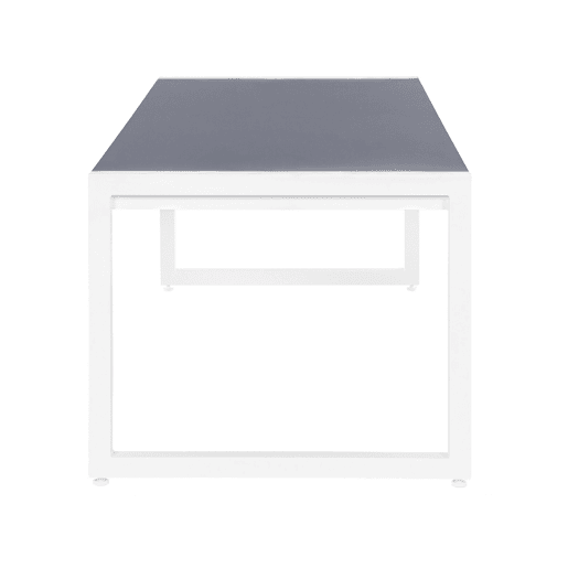 Conjunto de refeições de jardim 6 lugares BACOLI com almofadas Metal Cinzento