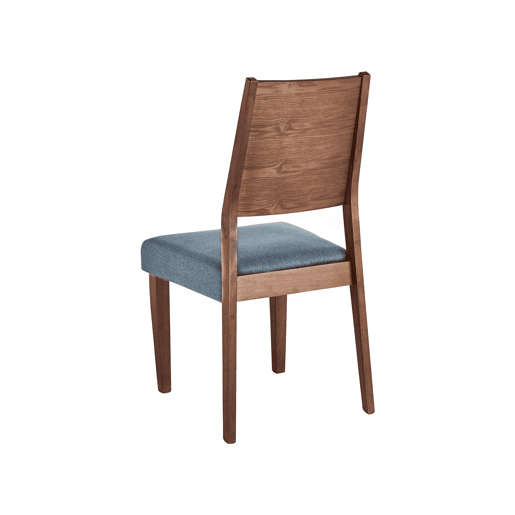 Conjunto de 2 cadeiras de jantar ELMIRA Madeira Cinzento