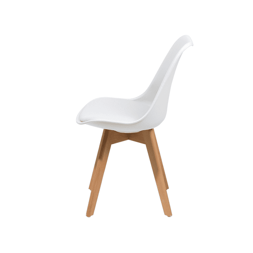 Conjunto de 2 cadeiras de jantar DAKOTA II Branco