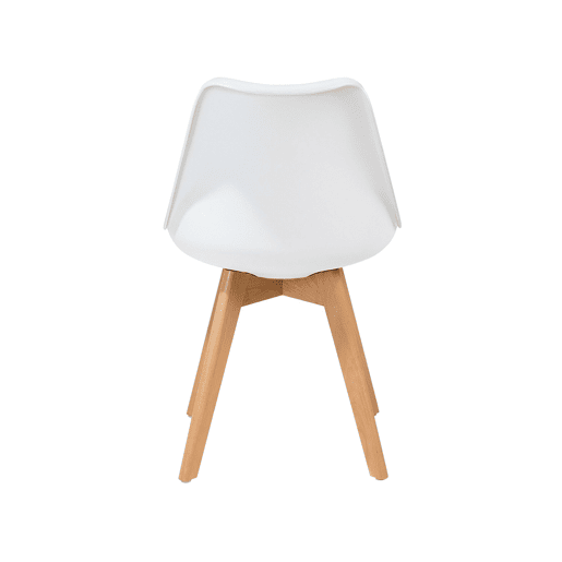 Conjunto de 2 cadeiras de jantar DAKOTA II Branco