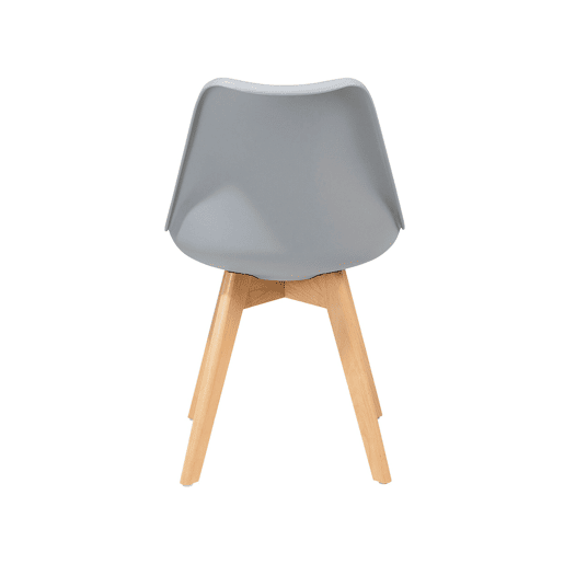 Conjunto de 2 cadeiras de jantar DAKOTA II Cinzento