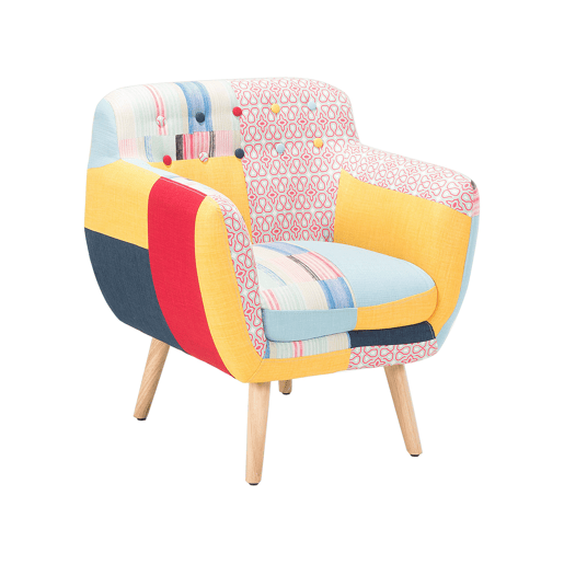 Poltrona MELBY Tecido Multicolor