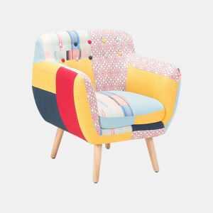 Poltrona MELBY Tecido Multicolor