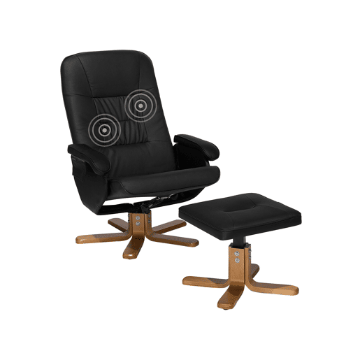 Cadeira de massagem RELAXPRO Pele sintética Preto