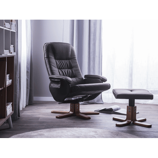 Cadeira de massagem RELAXPRO Pele sintética Preto