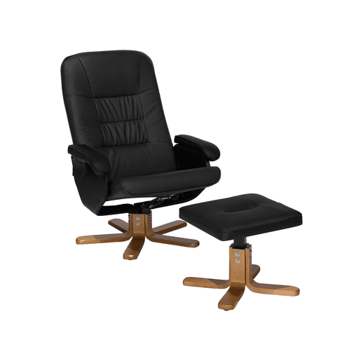 Cadeira de massagem RELAXPRO Pele sintética Preto