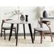 Beliani Silla de comedor MAROA Beliani Silla de comedor MAROA Gris Claro