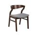 Beliani Silla de comedor MAROA Beliani Silla de comedor MAROA Gris Claro