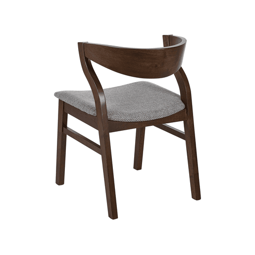 Conjunto de 2 cadeiras de jantar MAROA Madeira Cinzento claro