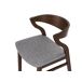 Beliani Silla de comedor MAROA Beliani Silla de comedor MAROA Gris Claro