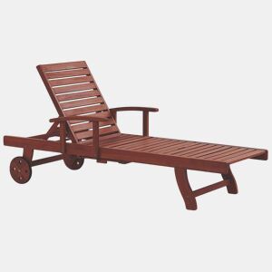 Beliani Cadeira loungerelax TOSCANA