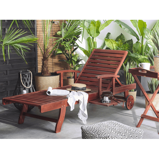 Beliani Cadeira loungerelax TOSCANA