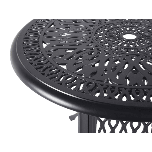 Mesa bistrô ANCONA 90 cm 90 cm Metal Preto