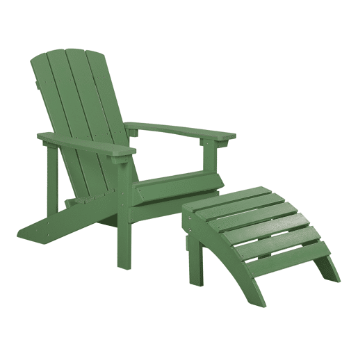 Cadeira de jardim ADIRONDACK Verde Cadeira de jardim ADIRONDACK Verde