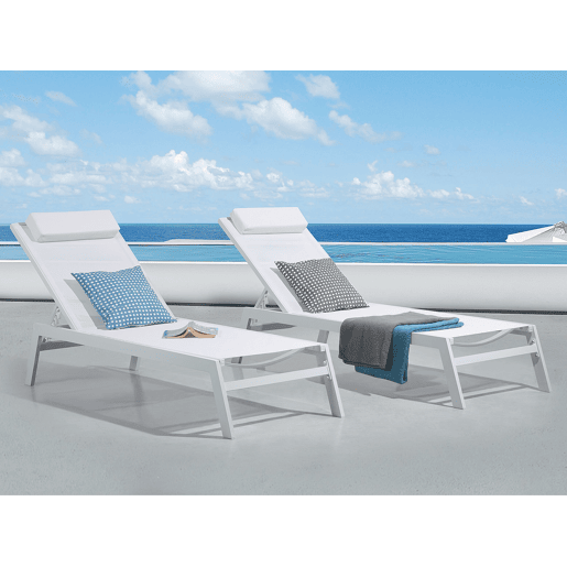 Beliani Cadeira loungerelax CATANIA