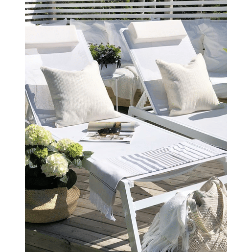 Beliani Cadeira loungerelax CATANIA
