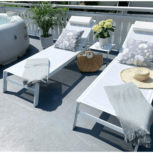 Beliani Cadeira loungerelax CATANIA