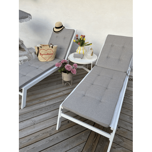 Beliani Cadeira loungerelax CATANIA
