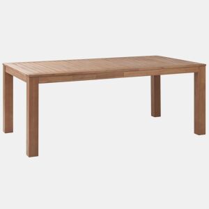 Mesa de refeição de jardim MONSANO 190 cm 105 cm Madeira de eucalipto Castanho