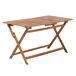 Beliani Mesa plegable CENTO Beliani Mesa plegable CENTO Marrón