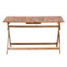 Beliani Mesa plegable CENTO Beliani Mesa plegable CENTO Marrón