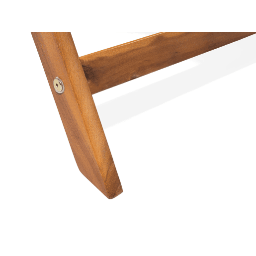 Mesa de refeição de jardim CENTO 140 cm 75 cm Madeira de acácia Castanho
