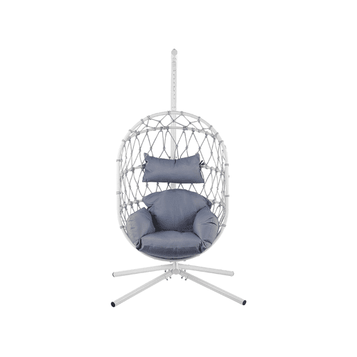 Cadeira Suspensa com Suporte ADRIA Metal Branco