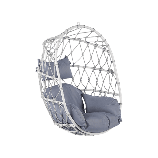 Cadeira Suspensa com Suporte ADRIA Metal Branco
