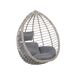 Beliani Sillón colgante TOLLO Beliani Sillón colgante TOLLO Gris Claro