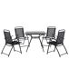 Beliani Conjunto de comedor LIVO Beliani Conjunto de comedor LIVO Negro