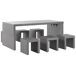 Beliani Conjunto de comedor TARANTO Beliani Conjunto de comedor TARANTO Gris