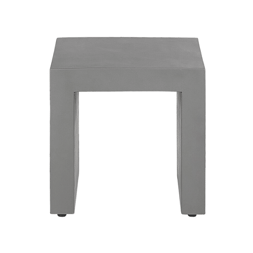 Conjunto de refeições de jardim com tamboretes 6 lugares TARANTO Betão Cinzento