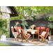 Beliani Conjunto de comedor MAUI Beliani Conjunto de comedor MAUI Azul Oscuro