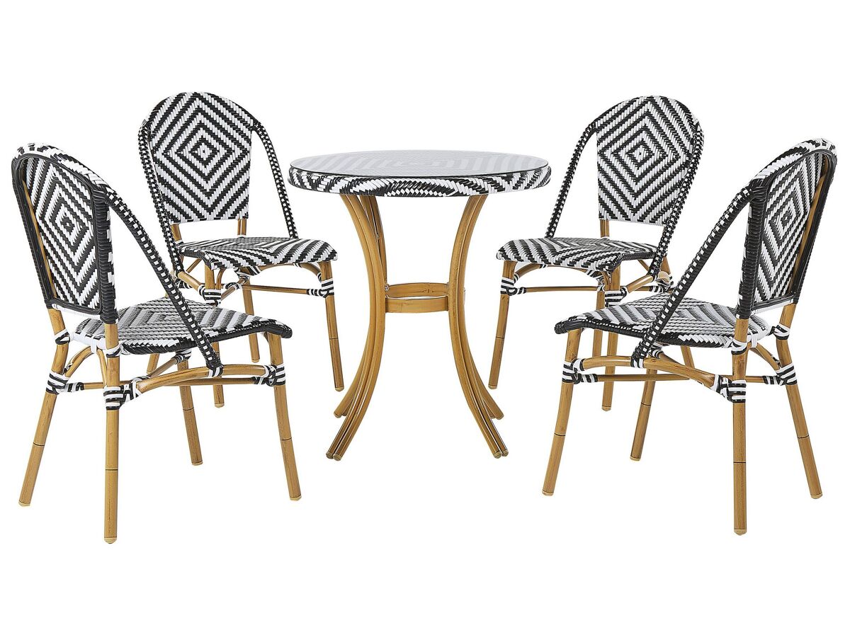 Beliani Conjunto de comedor RIFREDDO Natural
