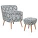 Beliani Sillón TUMBA Beliani Sillón TUMBA Gris Oscuro